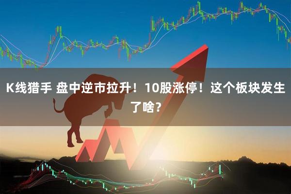 K线猎手 盘中逆市拉升！10股涨停！这个板块发生了啥？